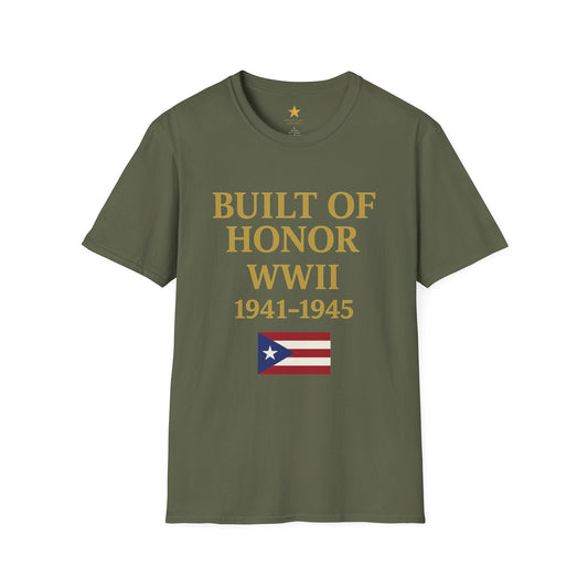 WWII — Puerto Rican Veterans Tribute T-Shirt (1941-1945) The Greatest Generation