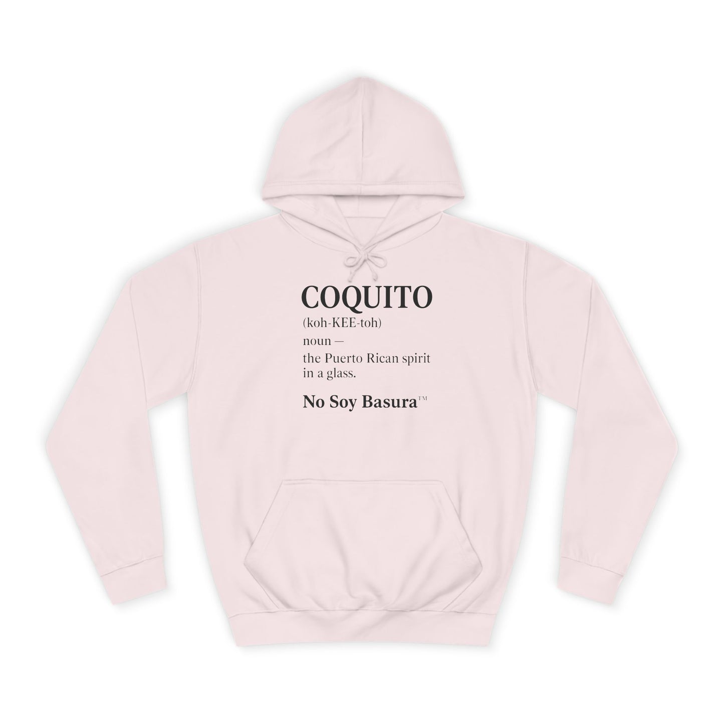Coquito Definition Hoodie - Puerto Rican Spirit