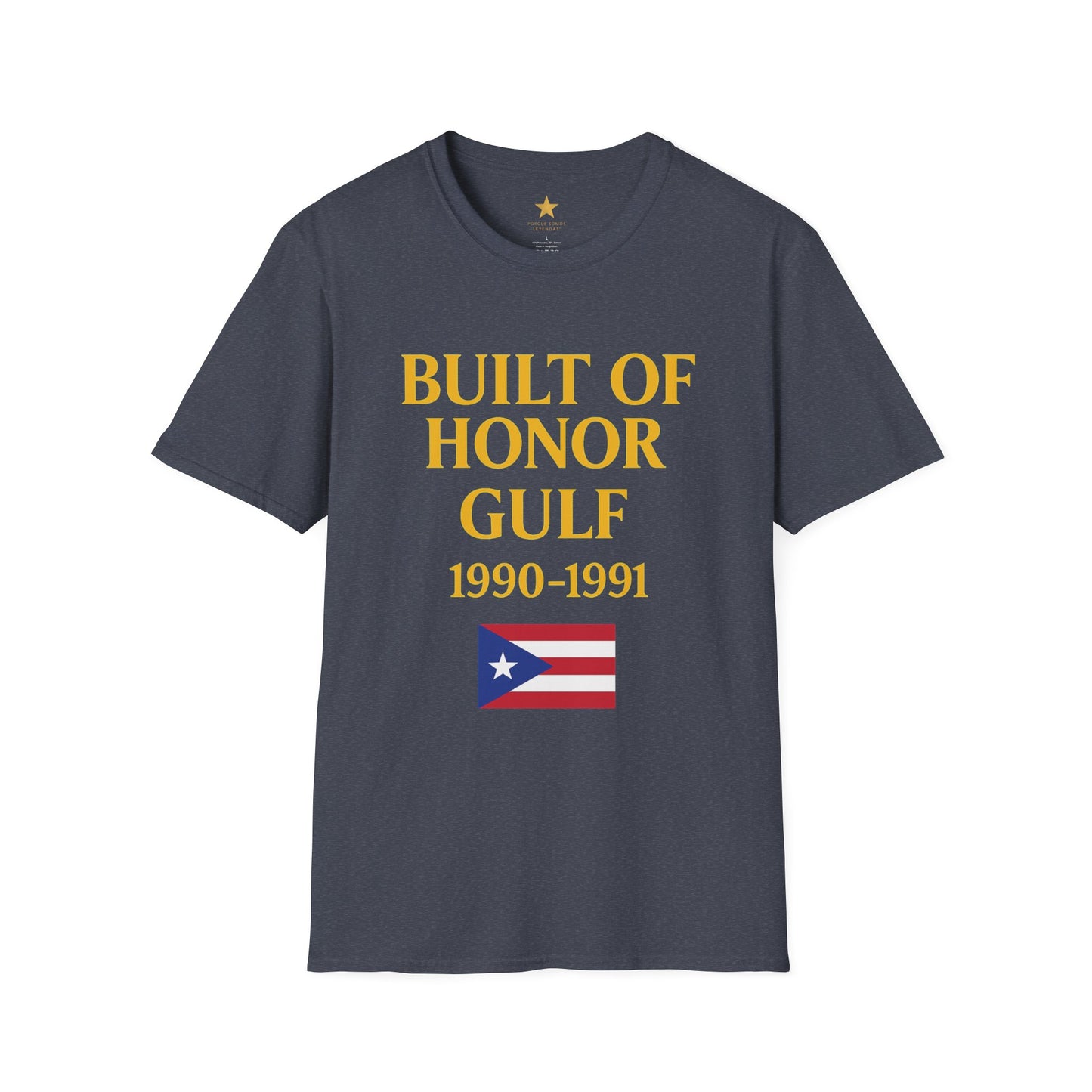 Gulf War Desert Storm — Puerto Rican Veterans Tribute T-Shirt (1990-1991)