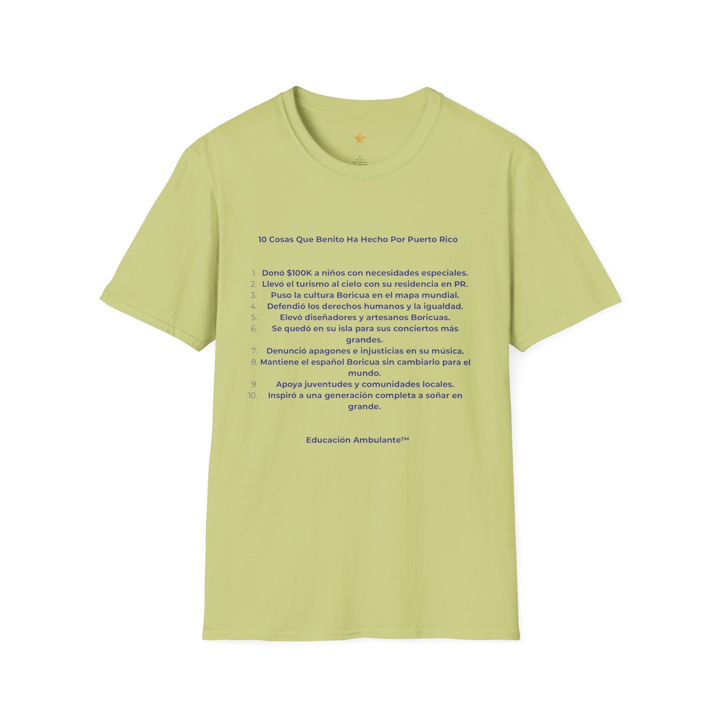 Benito T-Shirt — Benito Quote Tee