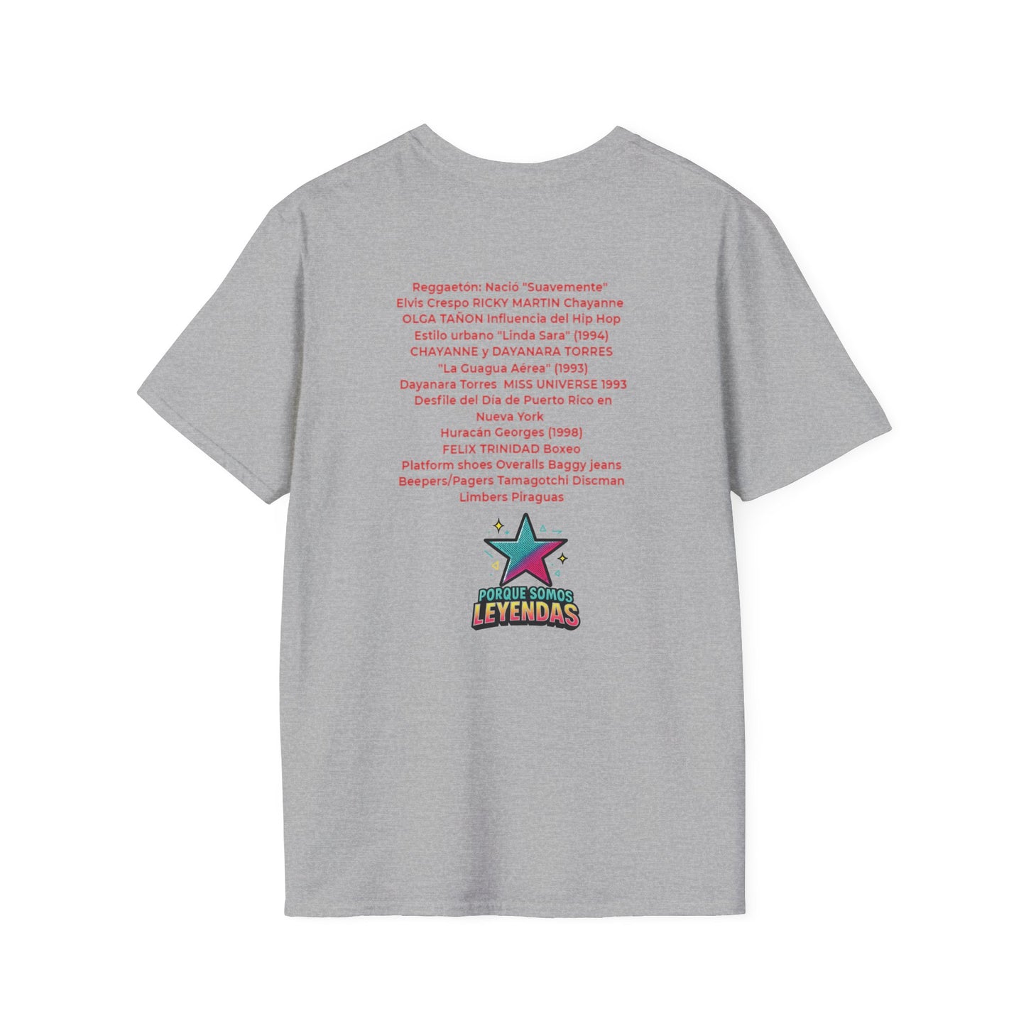 90s Era Graphic T-Shirt — Porque Somos Leyendas