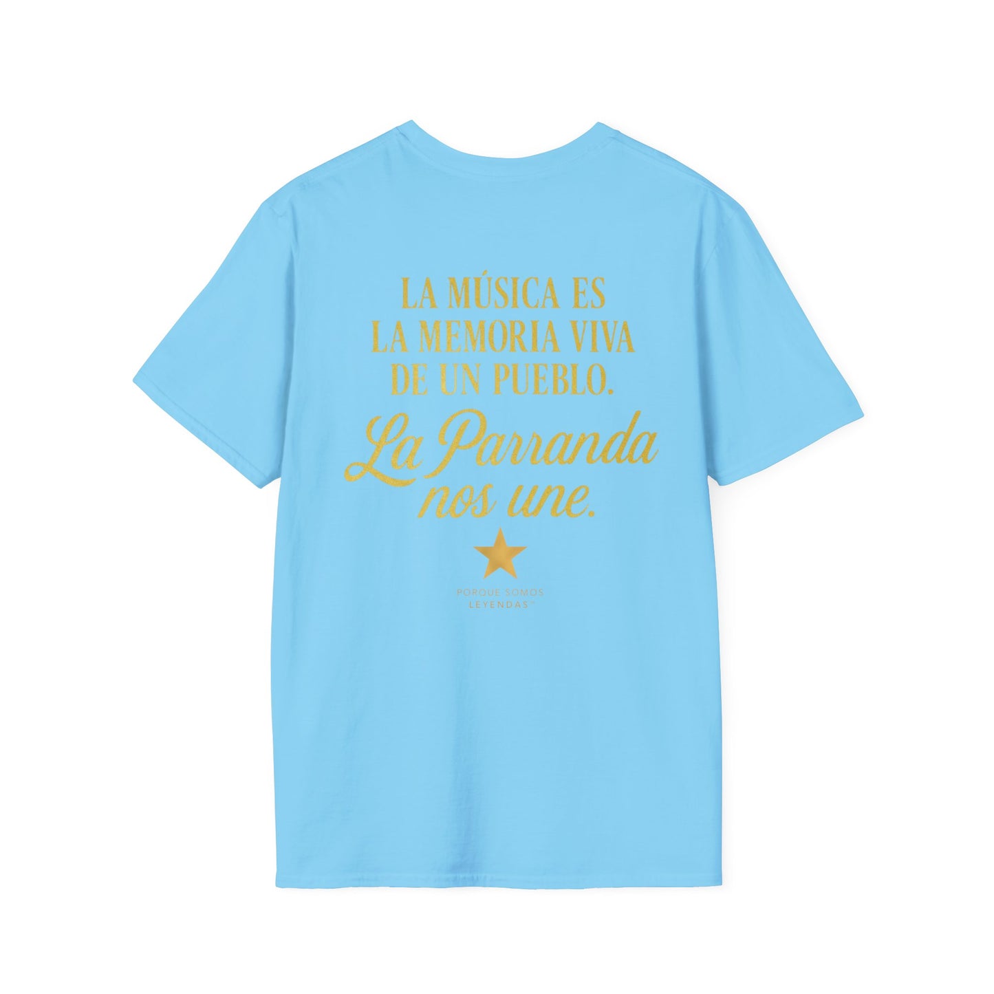 T-Shirt — La Parranda Puerto Rican Music Design ("La música es la memoria viva de un pueblo")