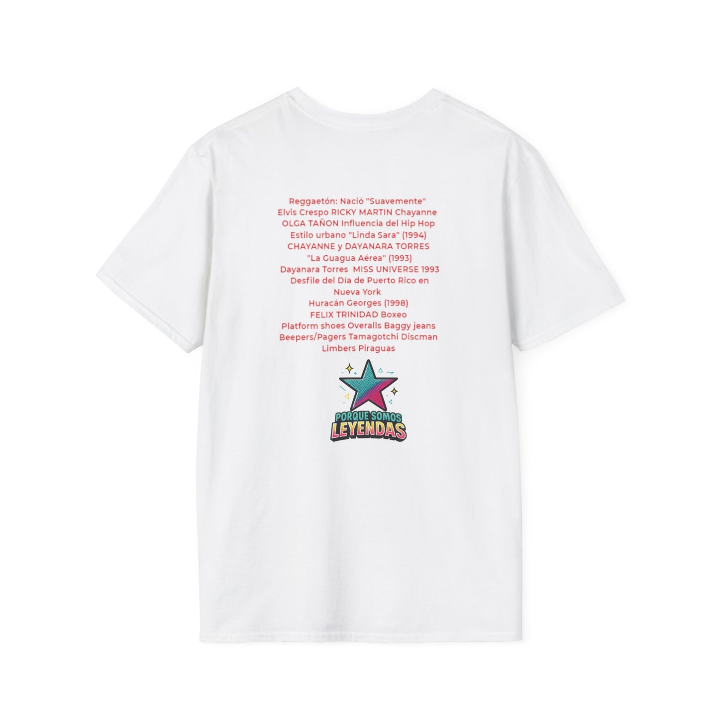 90s Era Graphic T-Shirt — Porque Somos Leyendas