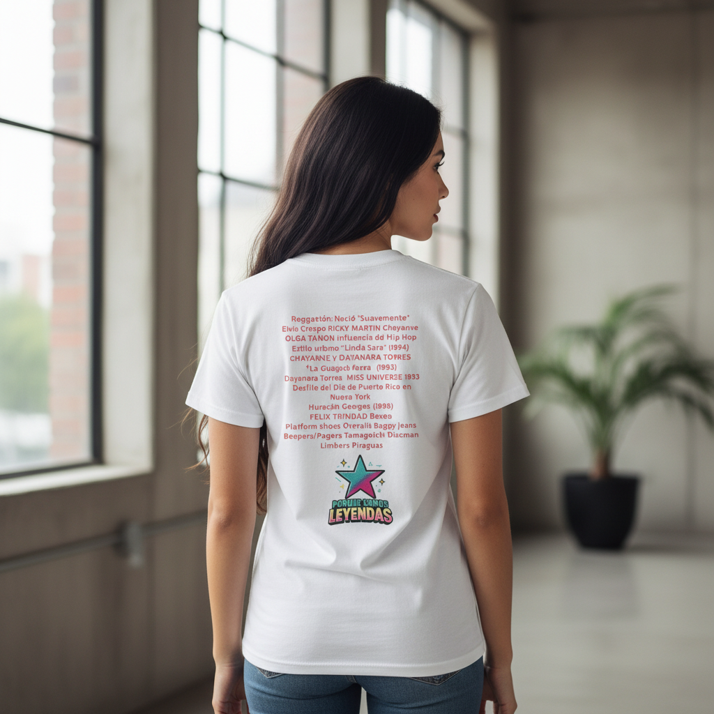 90s Era Graphic T-Shirt — Porque Somos Leyendas