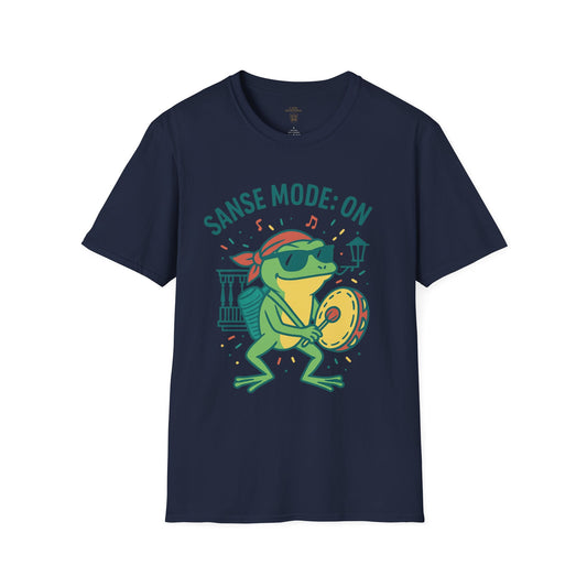 San Sebastián Street Festival Tee — "Sapo Sanse Likes to Party" Puerto Rican Christmas Celebration T-Shirt