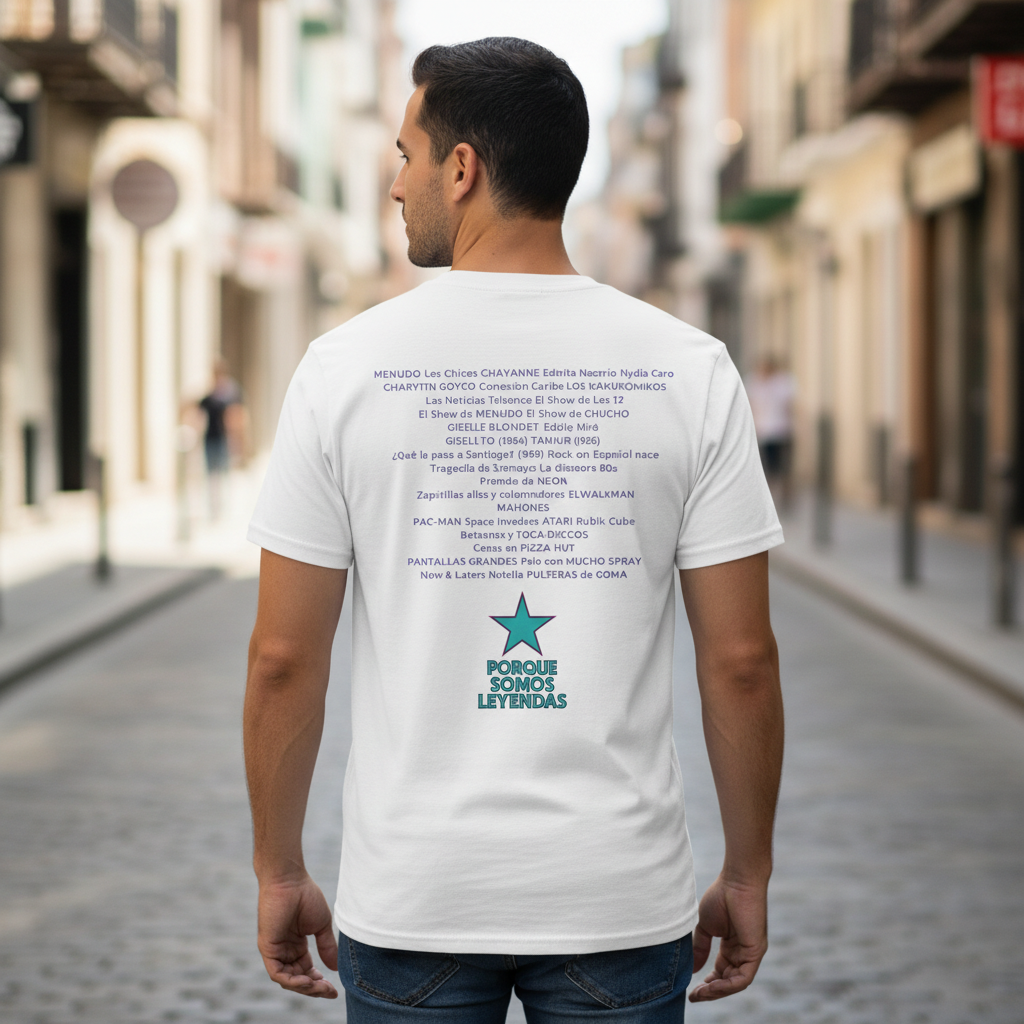 80s Era Graphic T-Shirt — Porque Somos Leyendas