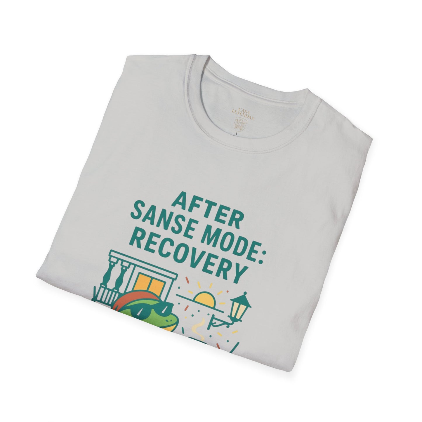 Recovery Coffee T-Shirt — "Coqui Needs Two Coffees" Sanse Puerto Rico