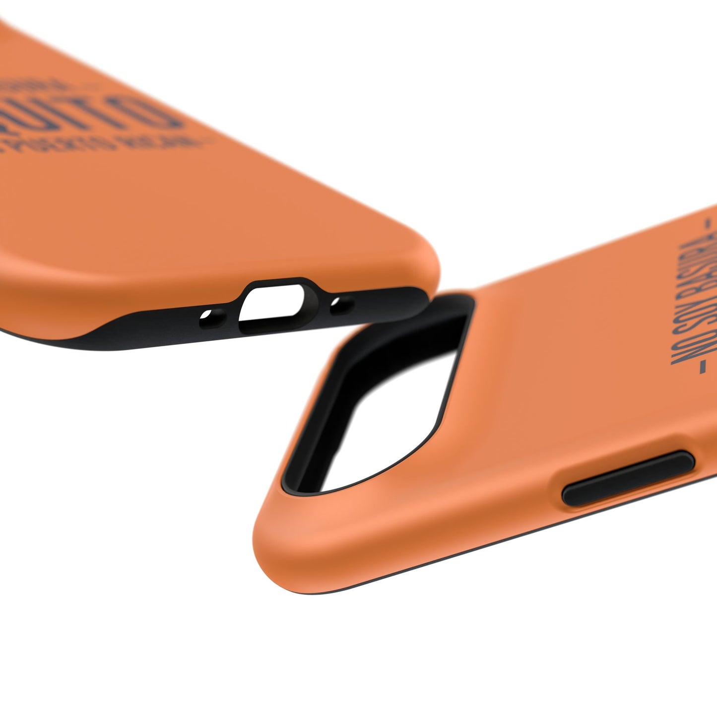 Papaya Coquito Phone Case — "No Soy Basura, Coquito" 100% Puerto Rican Impact-Resistant Case