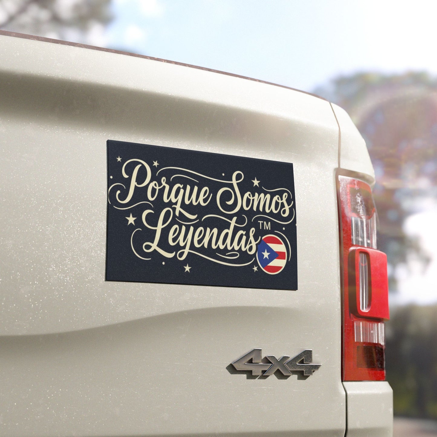 Car Magnet — Porque Somos Leyendas™