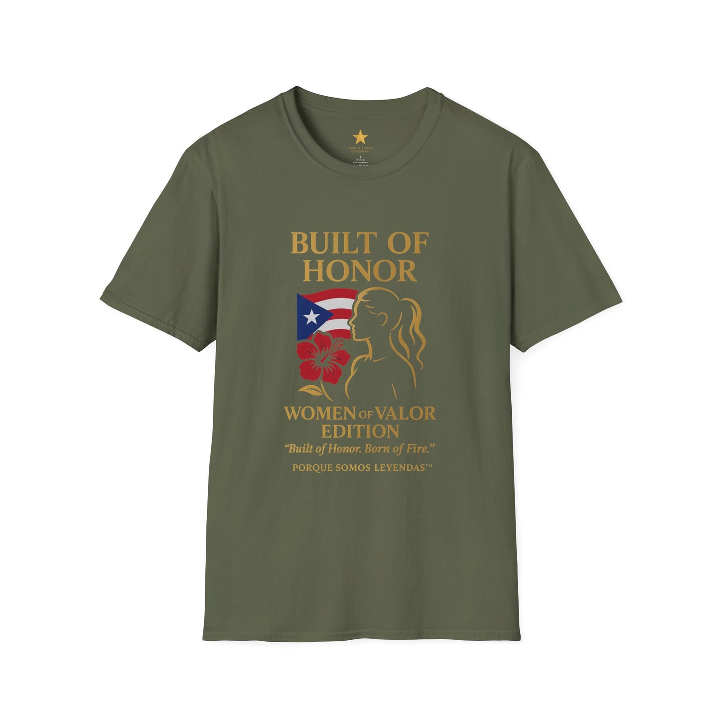 Women of Valor Edition — Puerto Rican Women Veterans Tribute T-Shirt