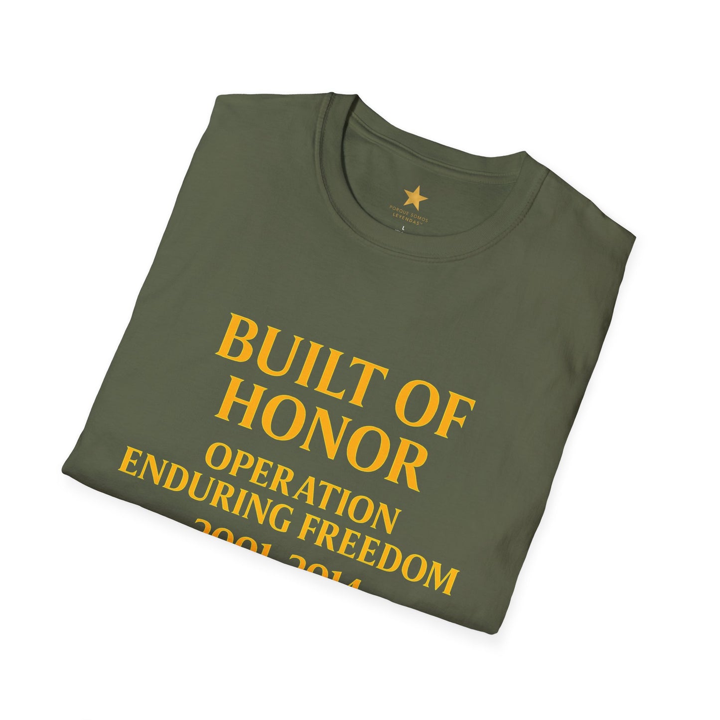 Operation Enduring Freedom — Puerto Rican Veterans Afghanistan Tribute T-Shirt (2001-2021)