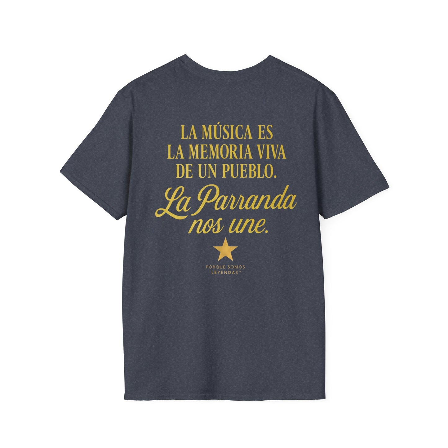 T-Shirt — La Parranda Puerto Rican Music Design ("La música es la memoria viva de un pueblo")