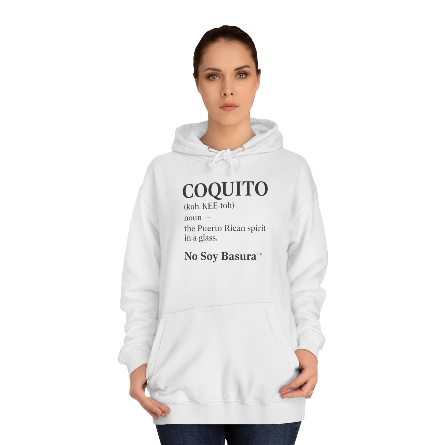 Coquito Definition Hoodie - Puerto Rican Spirit