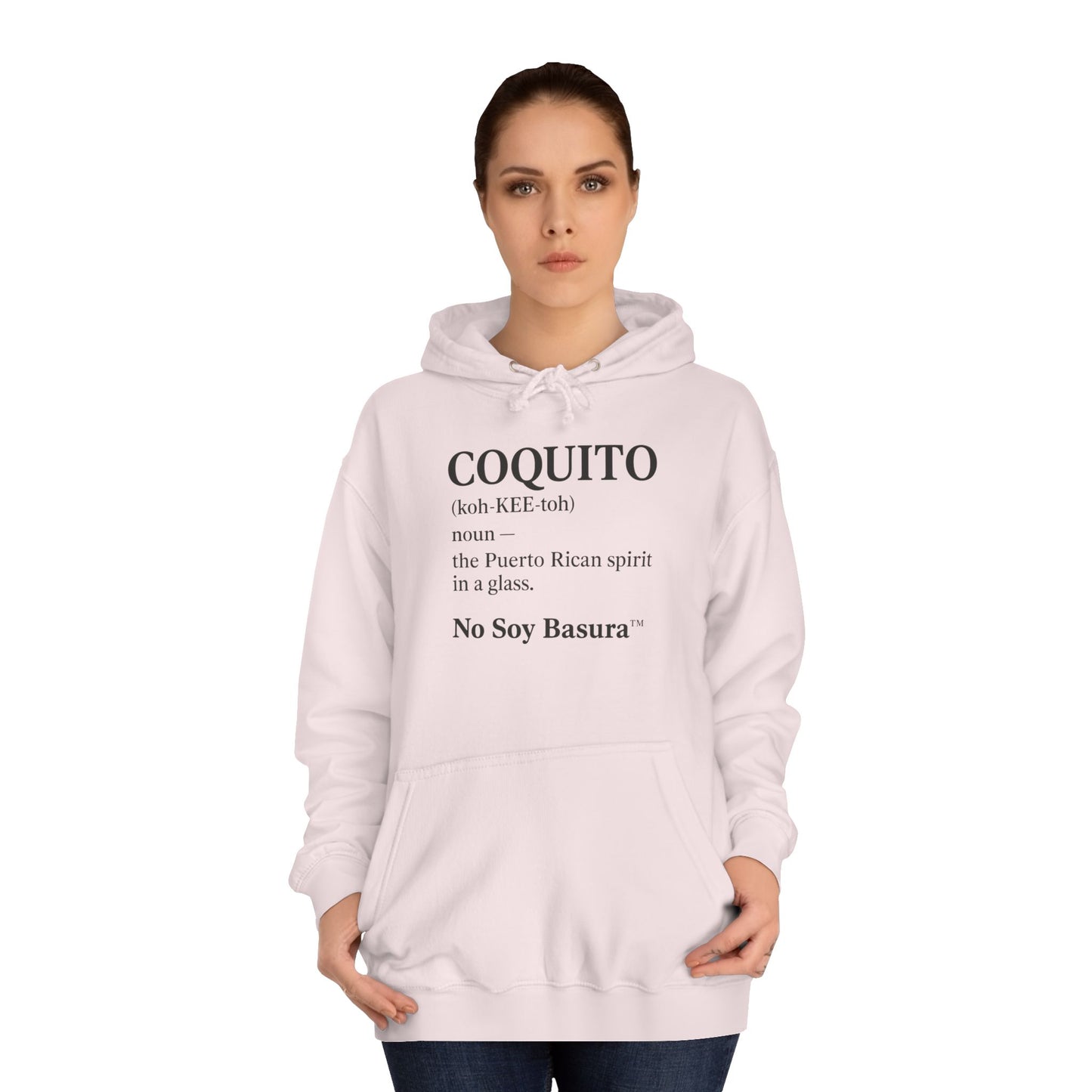 Coquito Definition Hoodie - Puerto Rican Spirit