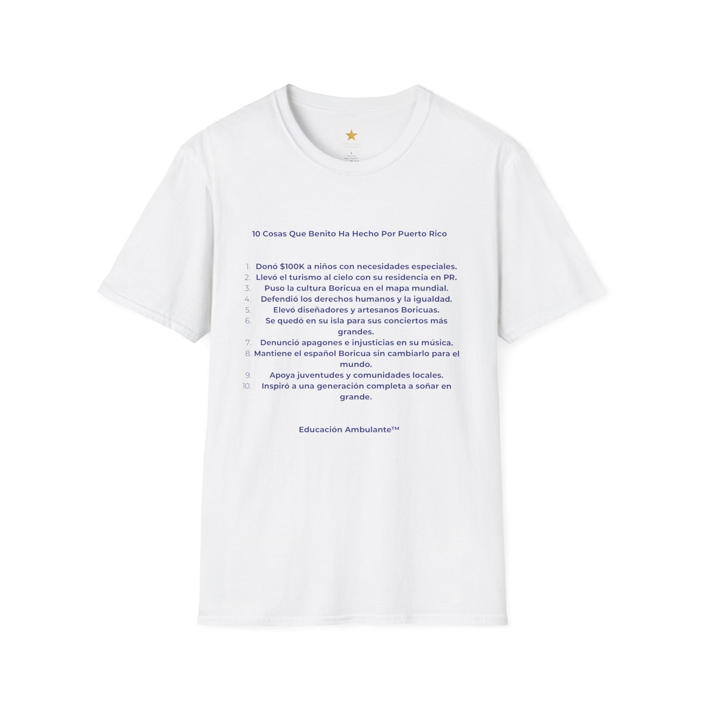Benito T-Shirt — Benito Quote Tee