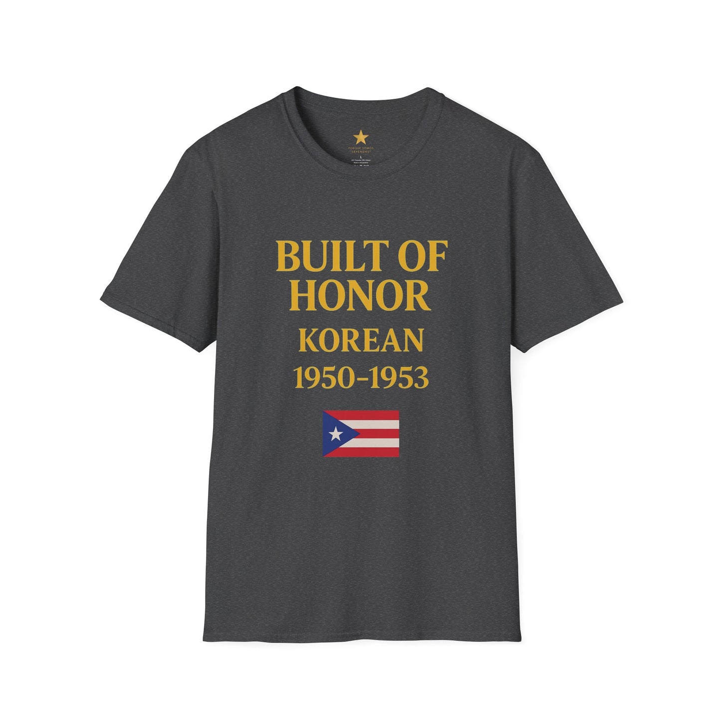 Korean War — Puerto Rican Veterans Tribute T-Shirt (1950-1953)