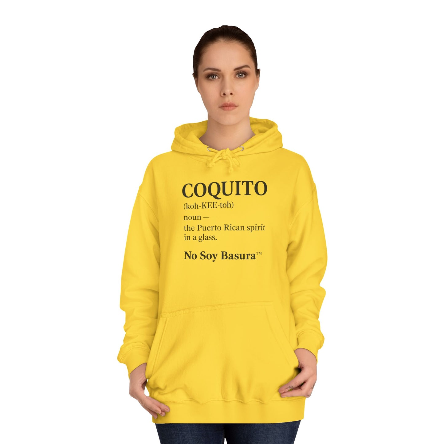 Coquito Definition Hoodie - Puerto Rican Spirit