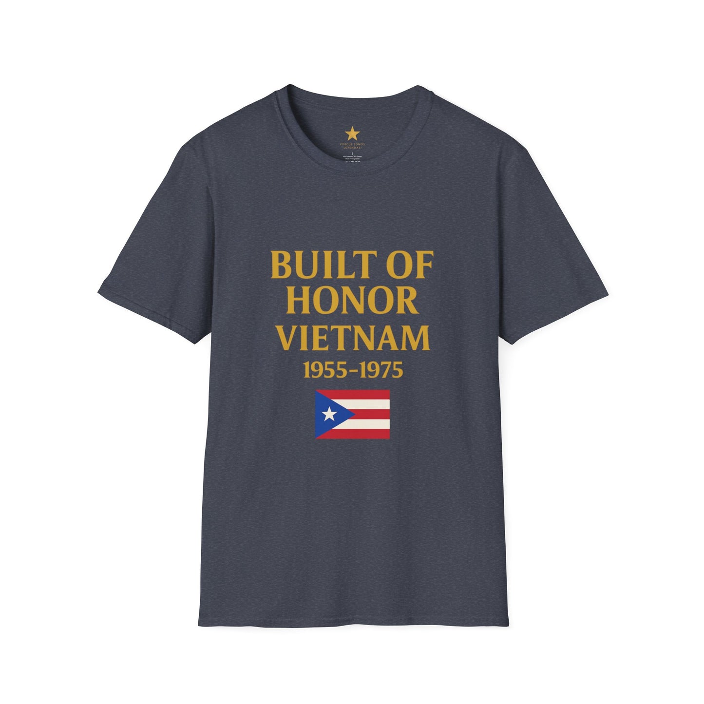 Vietnam War — Puerto Rican Veterans Tribute T-Shirt (1955-1975)