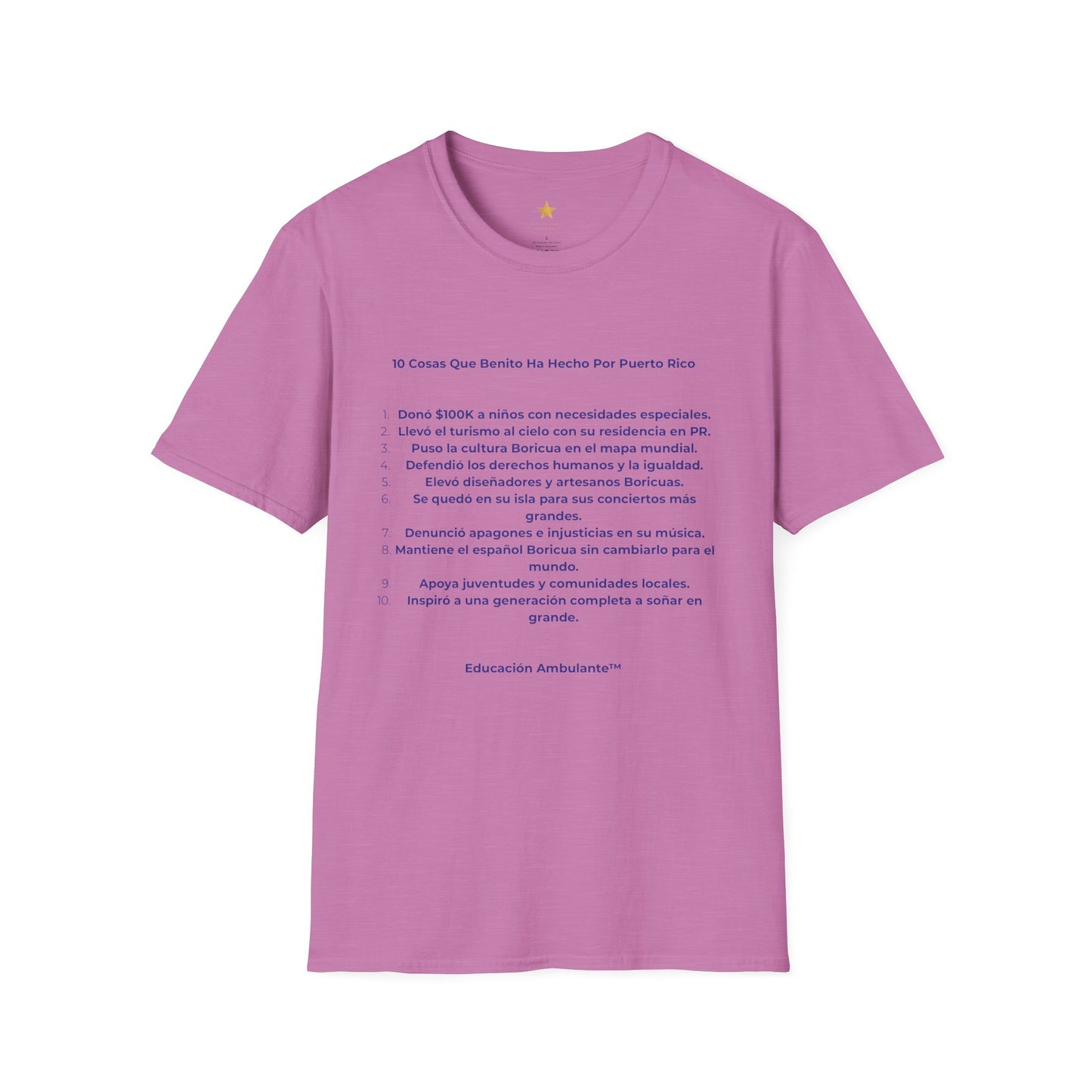 Benito T-Shirt — Benito Quote Tee