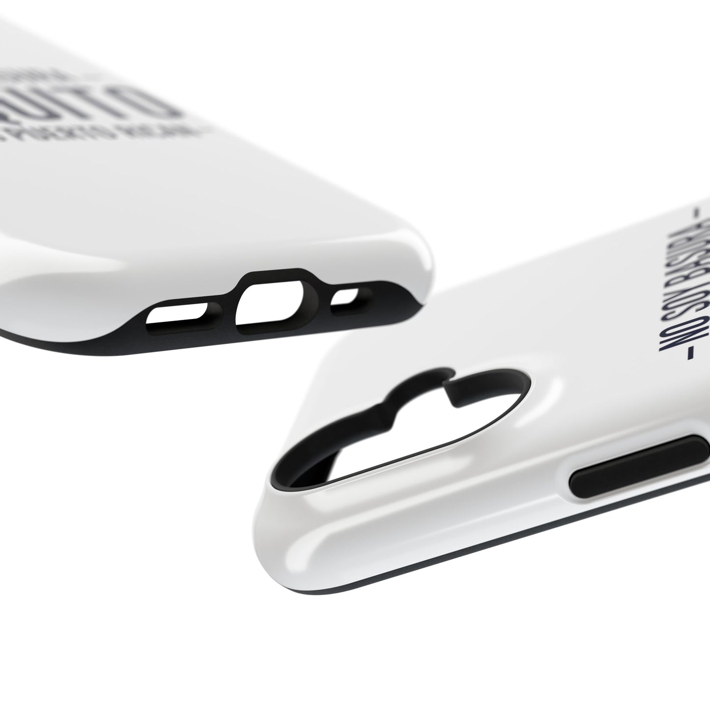 Coquito White Phone Case — "No Soy Basura, Coquito" 100% Puerto Rican Impact-Resistant Case