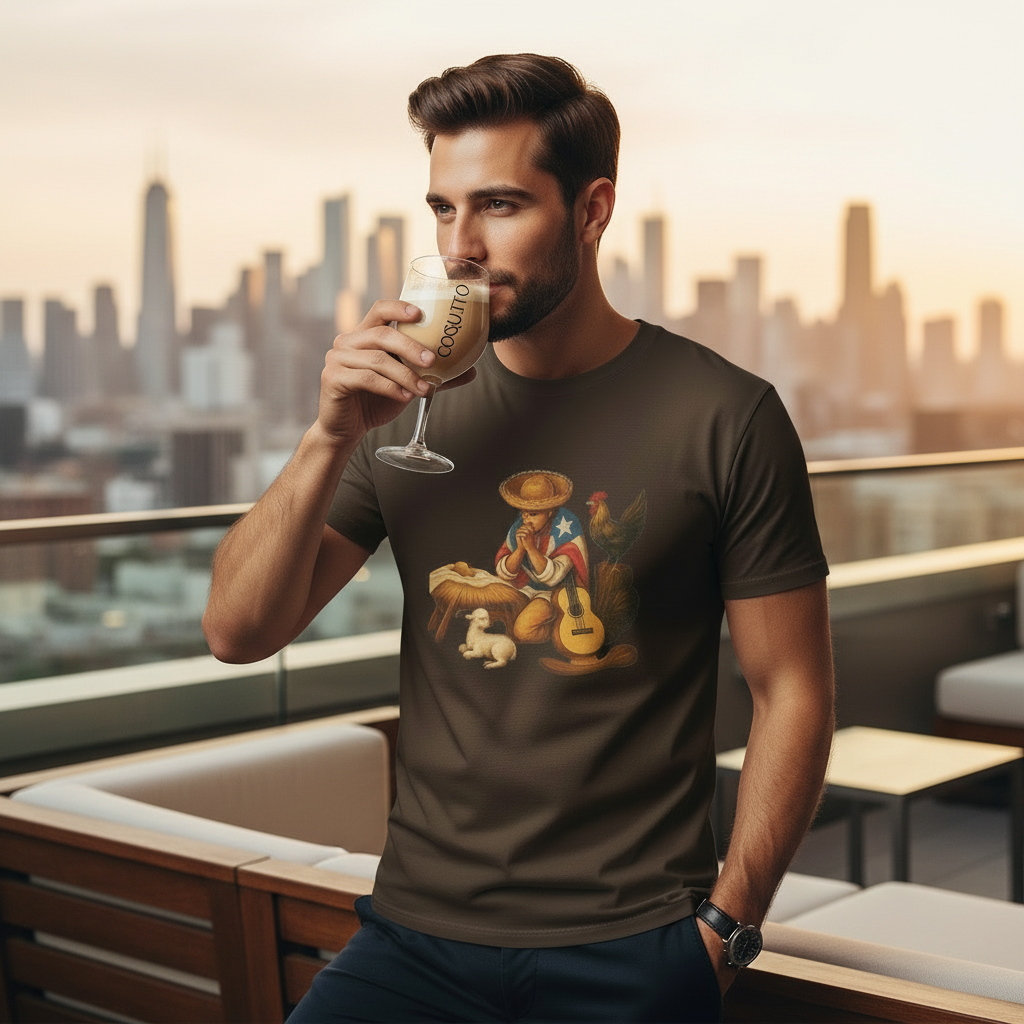 T-Shirt — La Parranda Puerto Rican Music Design ("La música es la memoria viva de un pueblo")