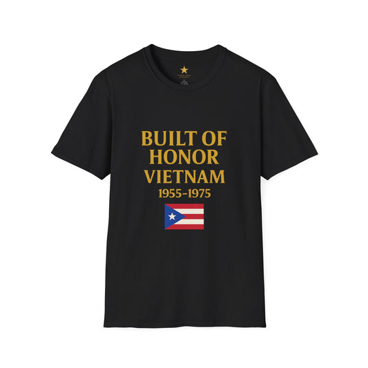 Vietnam War — Puerto Rican Veterans Tribute T-Shirt (1955-1975)