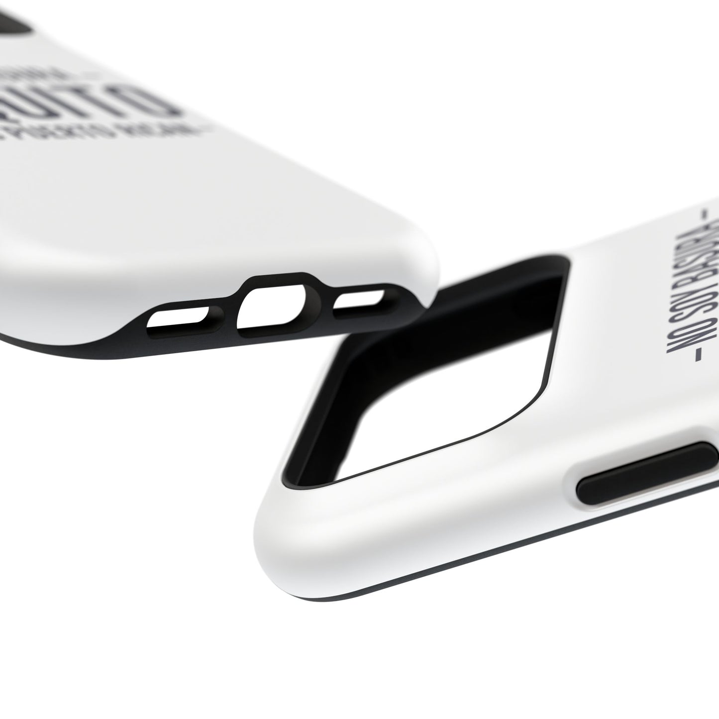 Coquito White Phone Case — "No Soy Basura, Coquito" 100% Puerto Rican Impact-Resistant Case