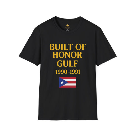 Gulf War Desert Storm — Puerto Rican Veterans Tribute T-Shirt (1990-1991)