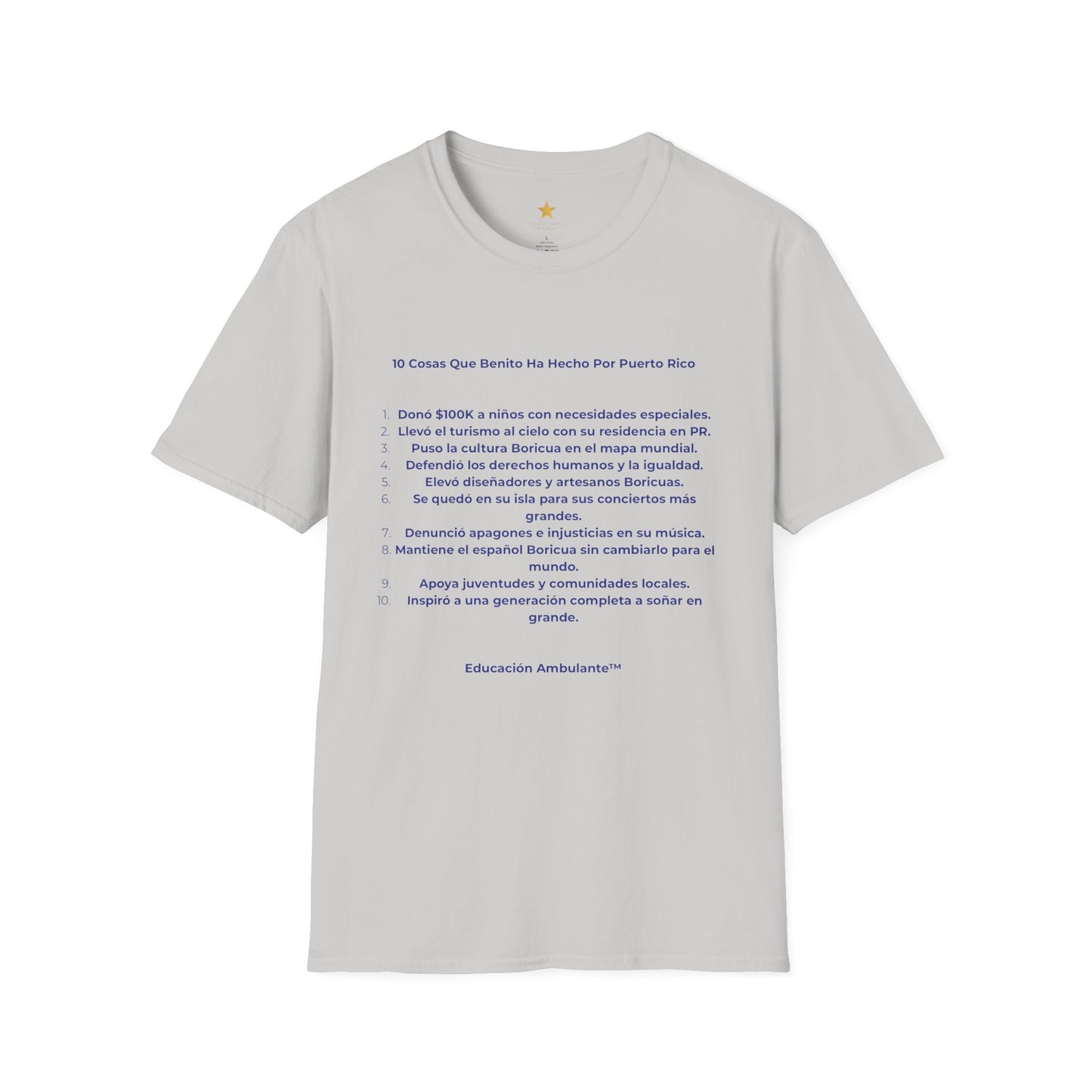 Benito T-Shirt — Benito Quote Tee