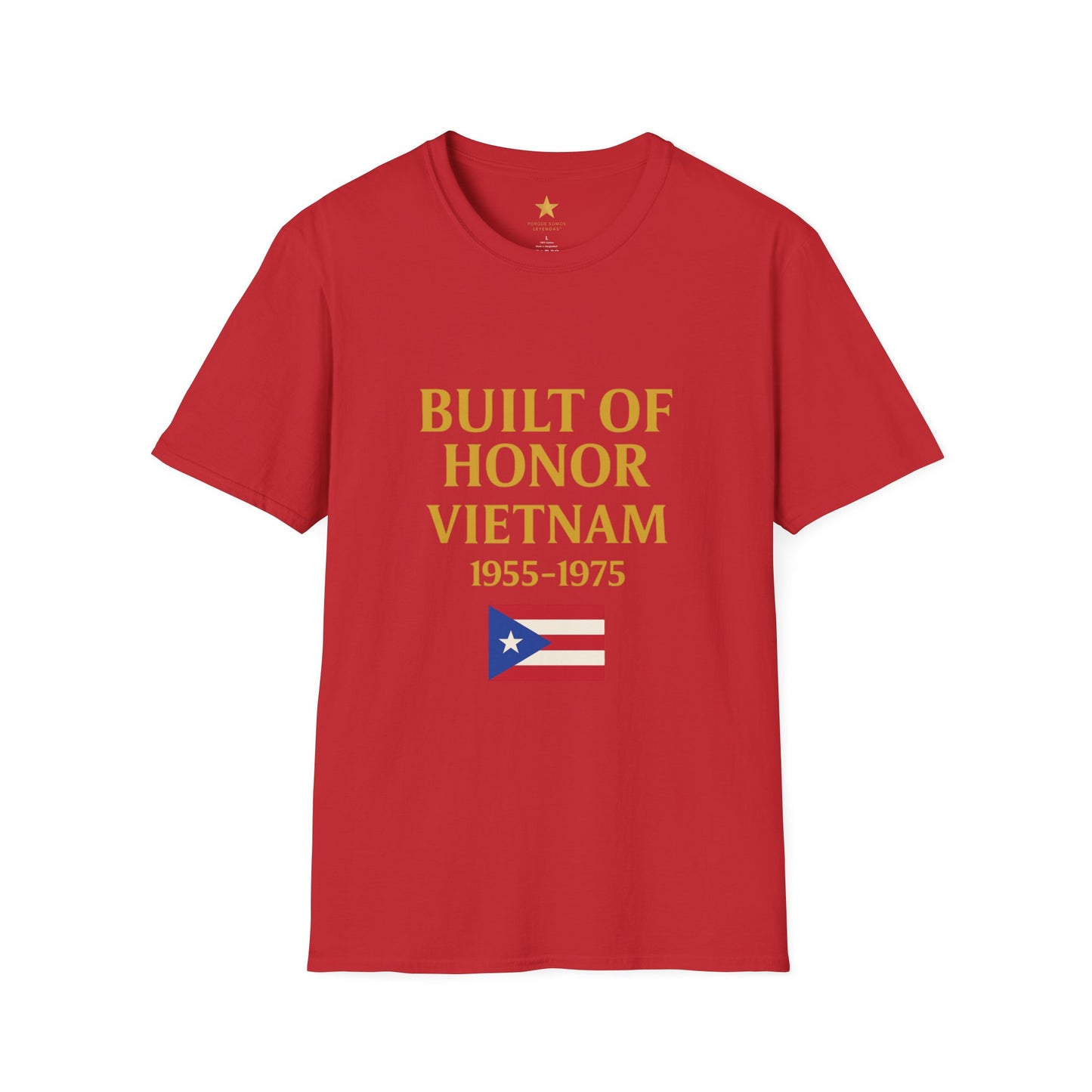 Vietnam War — Puerto Rican Veterans Tribute T-Shirt (1955-1975)