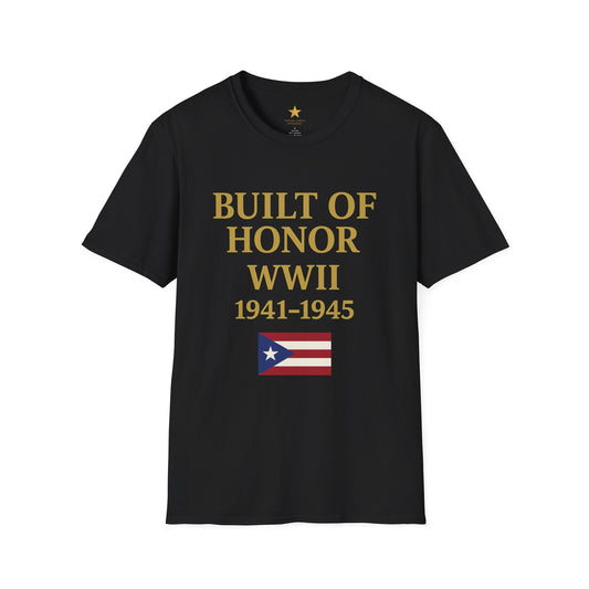 WWII — Puerto Rican Veterans Tribute T-Shirt (1941-1945) The Greatest Generation