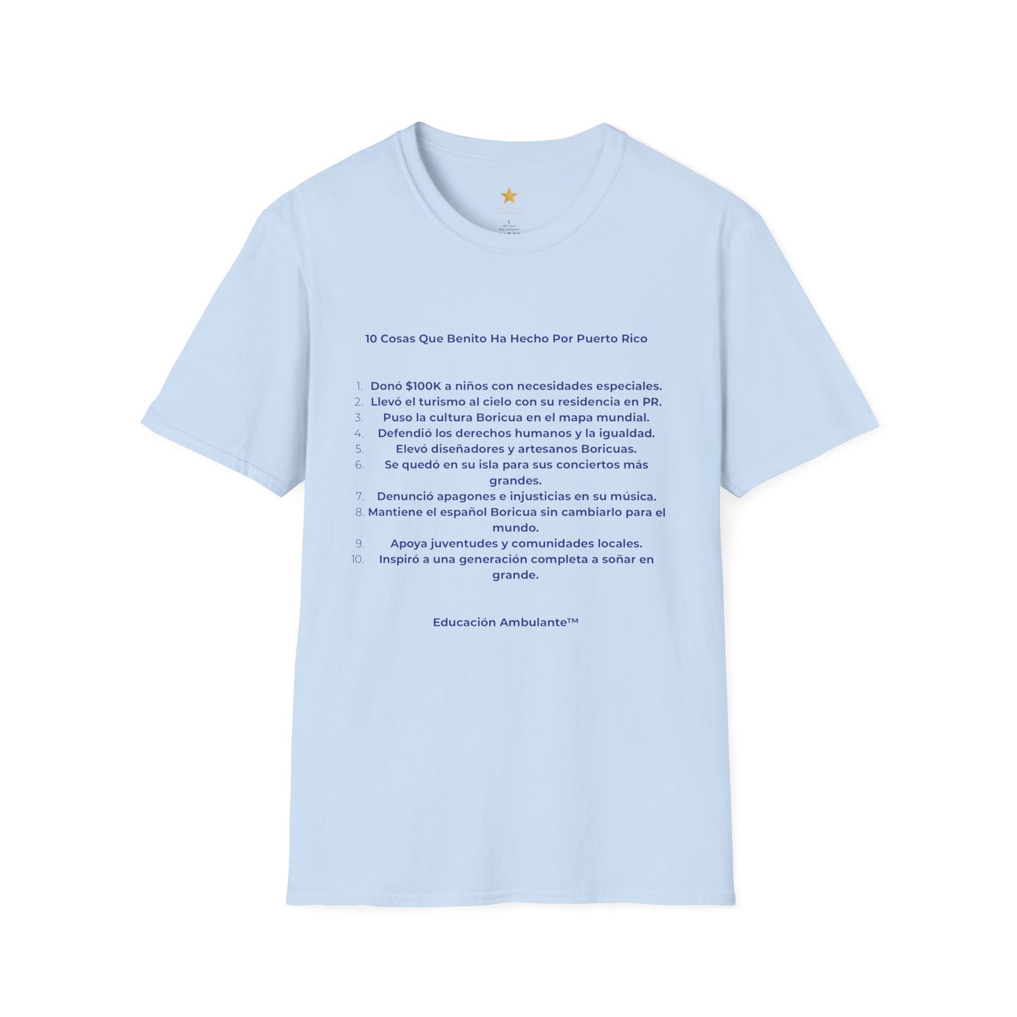 Benito T-Shirt — Benito Quote Tee
