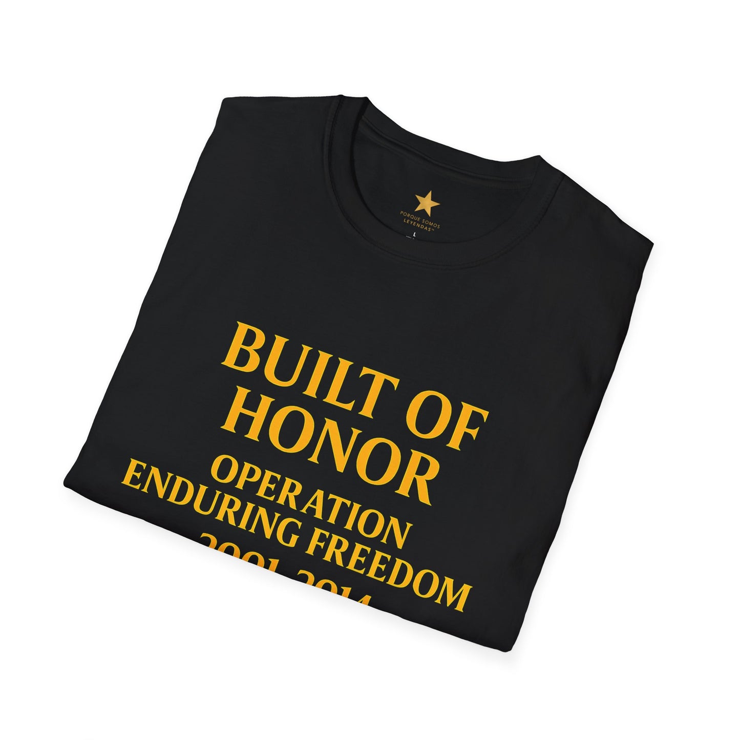 Operation Enduring Freedom — Puerto Rican Veterans Afghanistan Tribute T-Shirt (2001-2021)