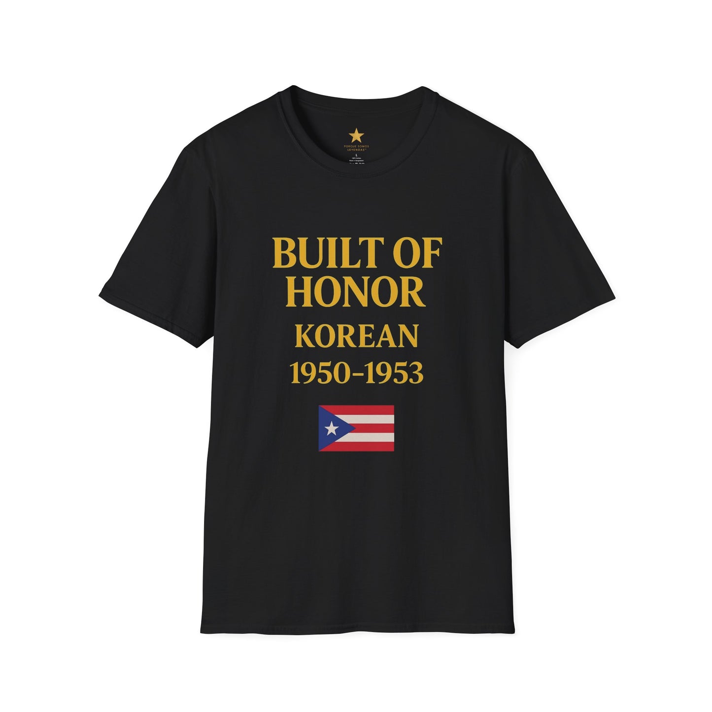 Korean War — Puerto Rican Veterans Tribute T-Shirt (1950-1953)