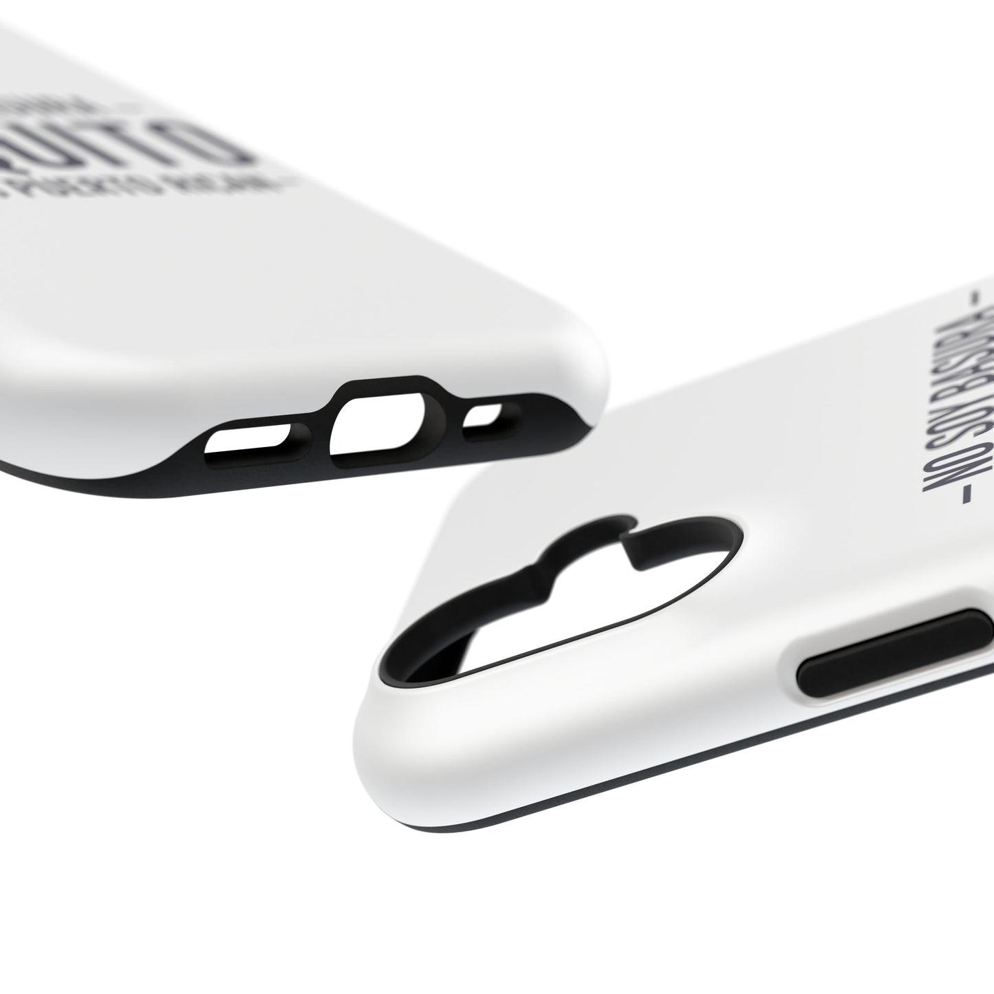 Coquito White Phone Case — "No Soy Basura, Coquito" 100% Puerto Rican Impact-Resistant Case