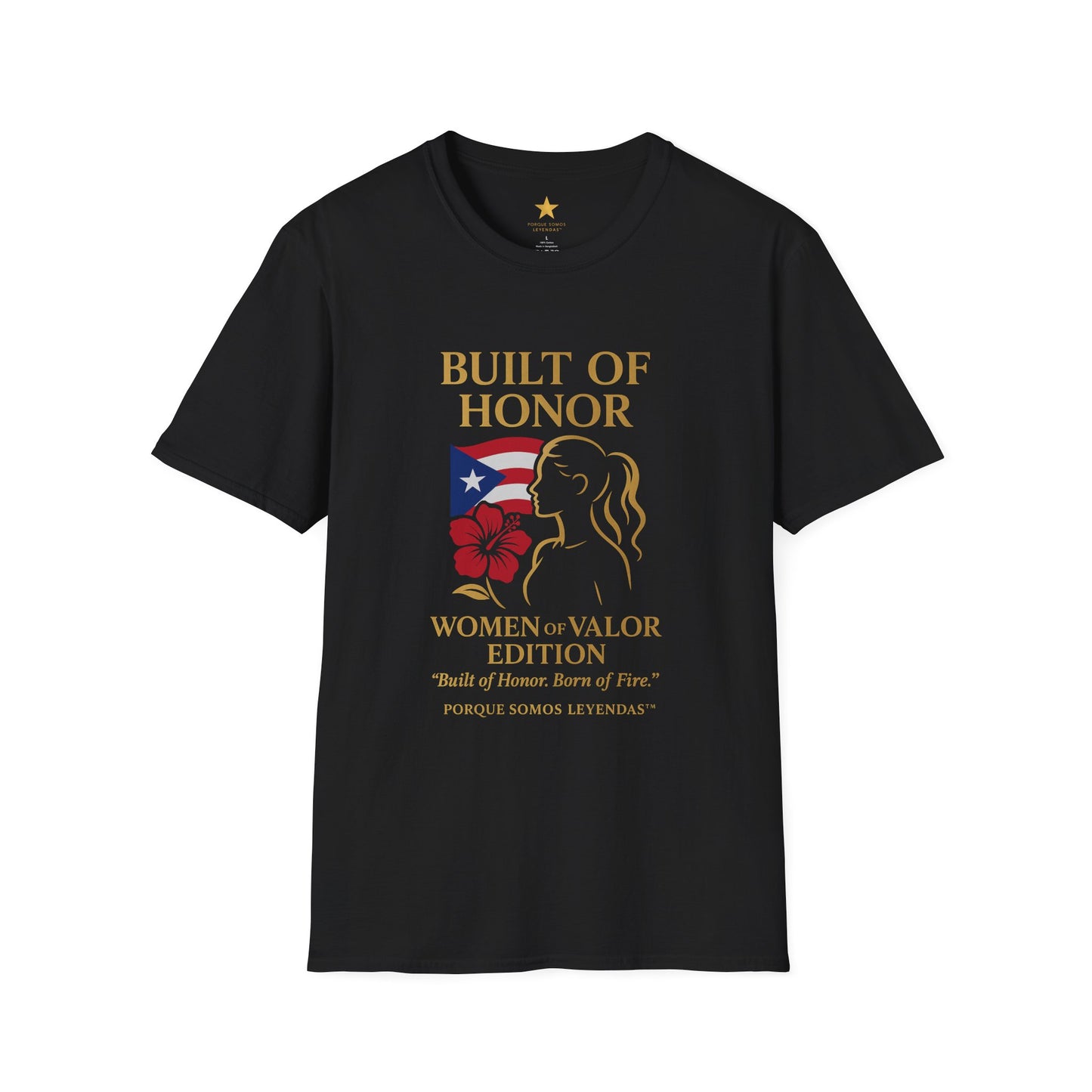 Women of Valor Edition — Puerto Rican Women Veterans Tribute T-Shirt