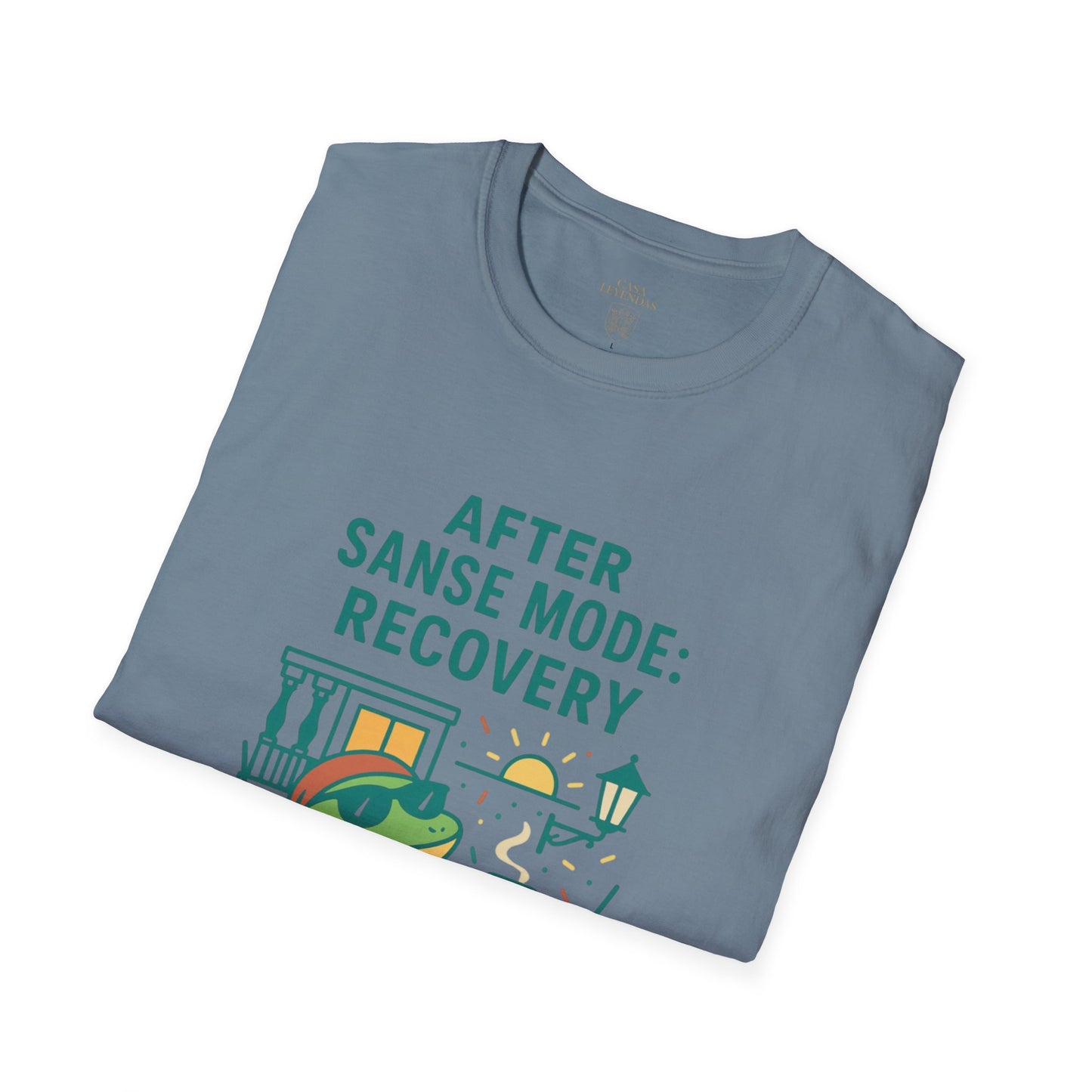 Recovery Coffee T-Shirt — "Coqui Needs Two Coffees" Sanse Puerto Rico
