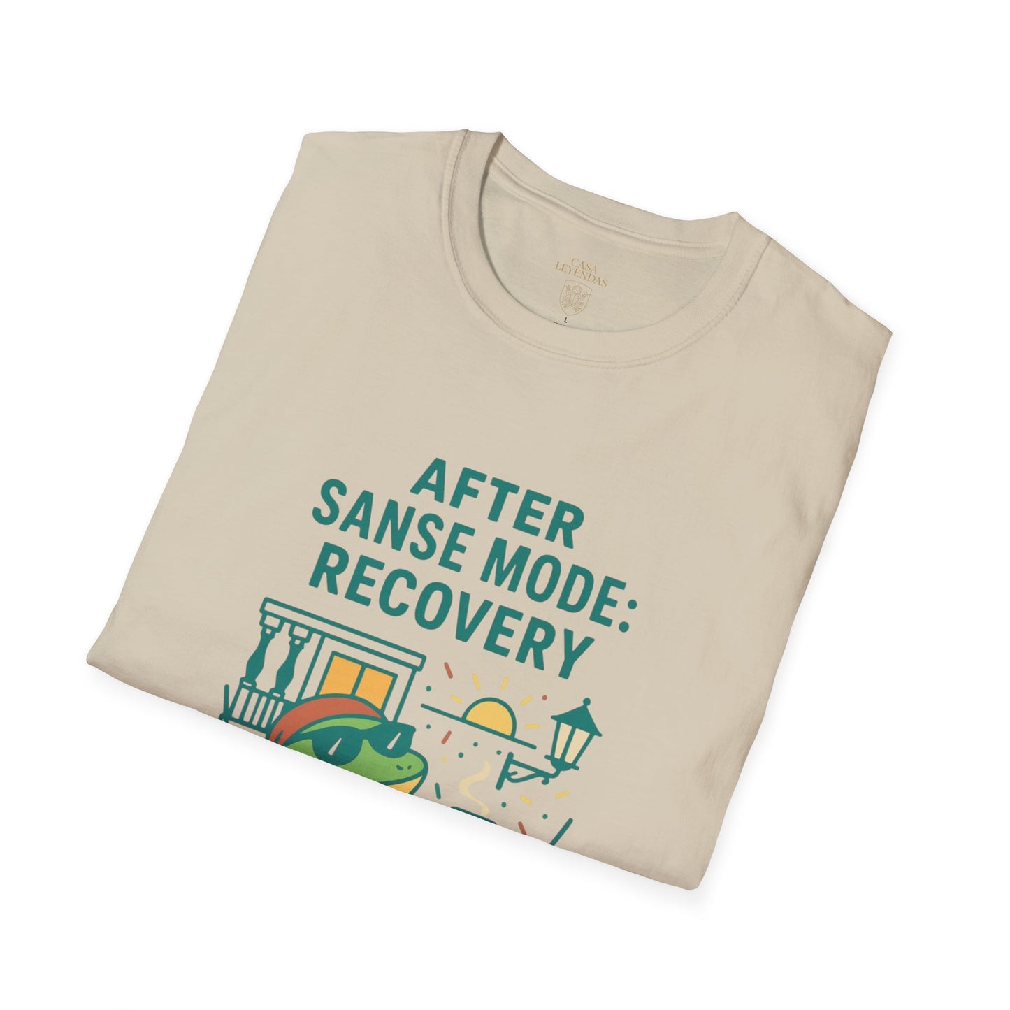 Recovery Coffee T-Shirt — "Coqui Needs Two Coffees" Sanse Puerto Rico