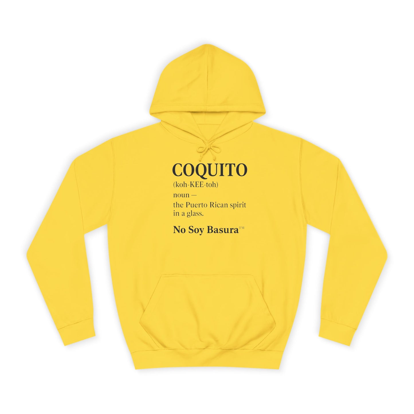 Coquito Definition Hoodie - Puerto Rican Spirit