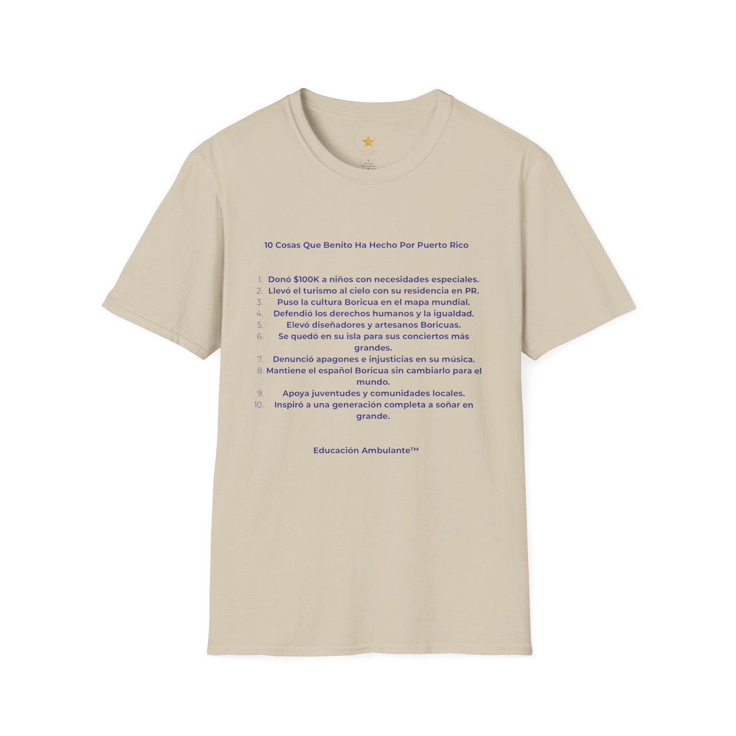 Benito T-Shirt — Benito Quote Tee