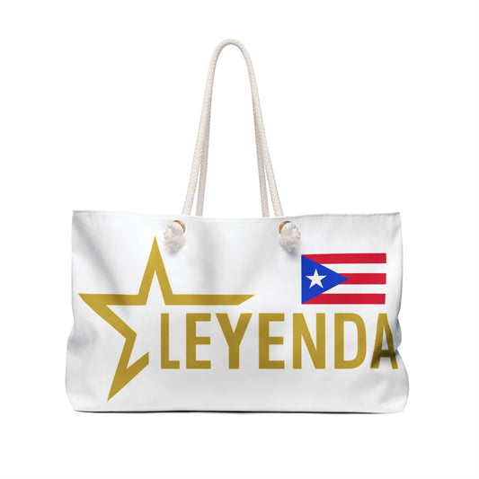 Puerto Rican LEYENDA Weekender Bag — Travel Duffel for Cultural Pride & Weekend Getaways