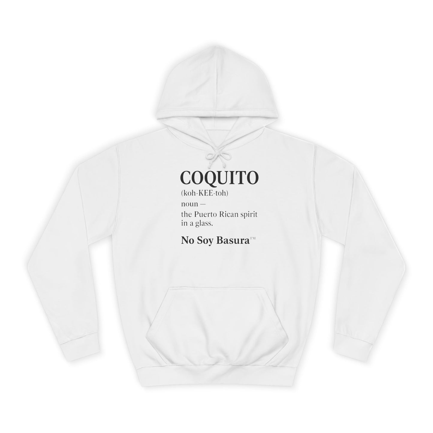 Coquito Definition Hoodie - Puerto Rican Spirit