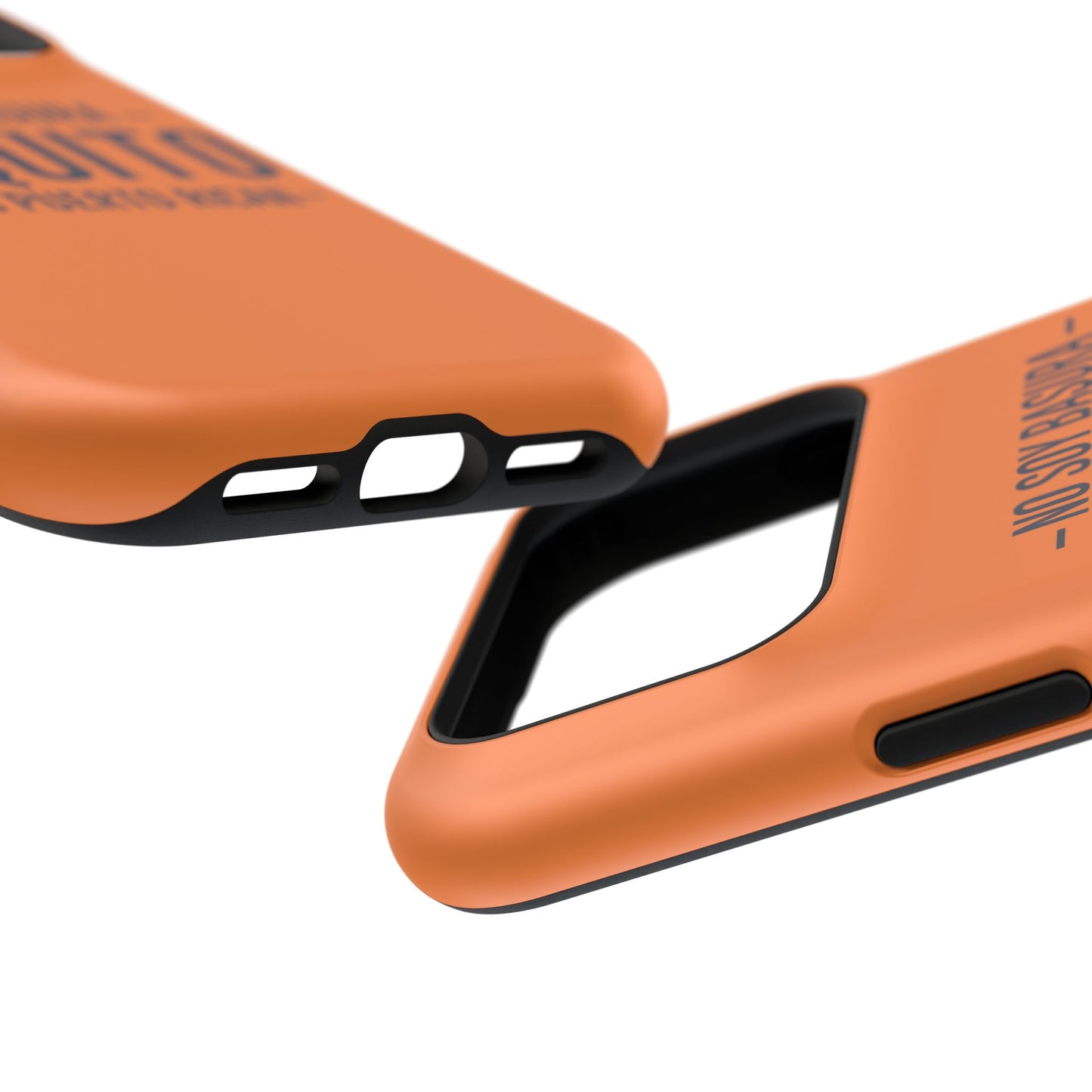 Papaya Coquito Phone Case — "No Soy Basura, Coquito" 100% Puerto Rican Impact-Resistant Case