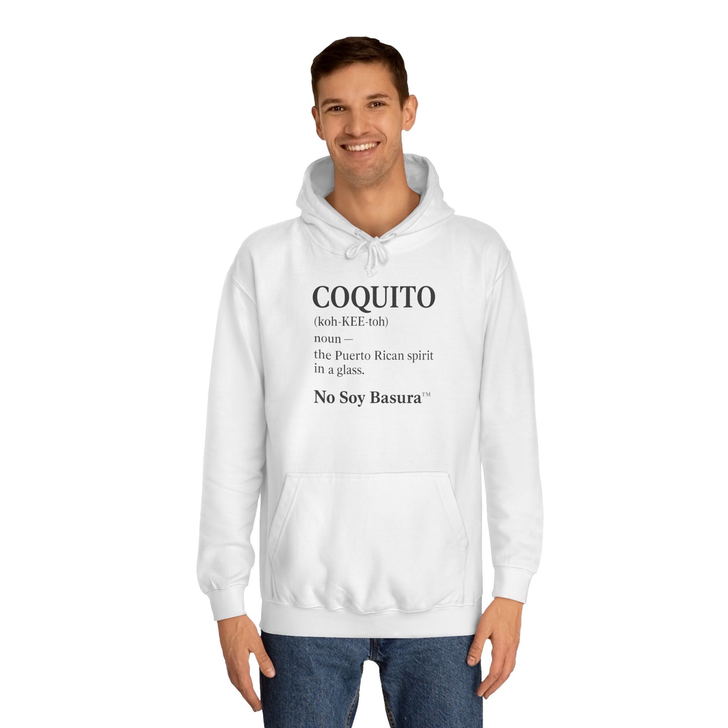 Coquito Definition Hoodie - Puerto Rican Spirit