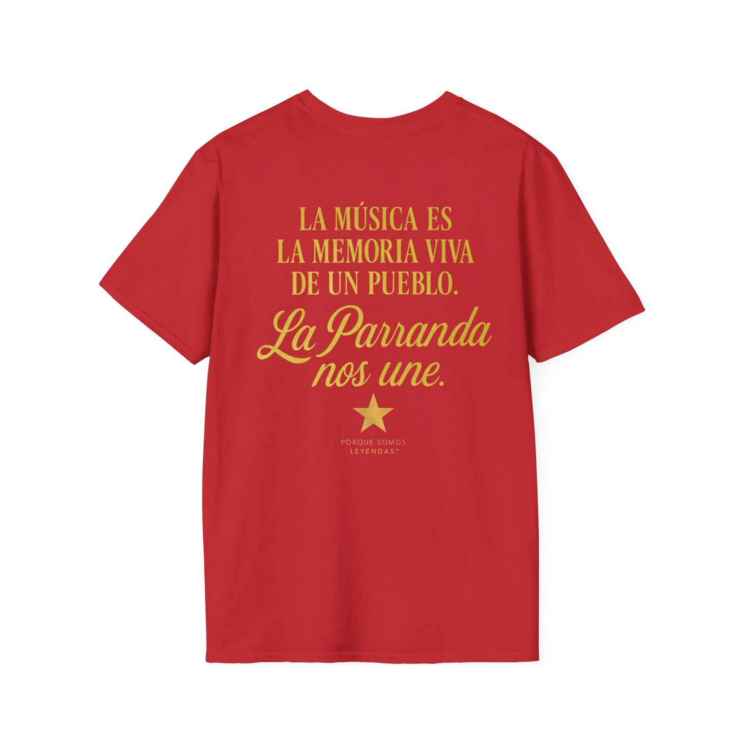T-Shirt — La Parranda Puerto Rican Music Design ("La música es la memoria viva de un pueblo")